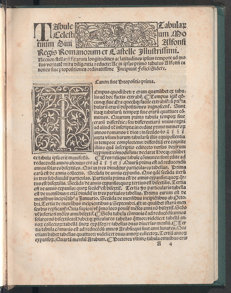 Page of a rare book