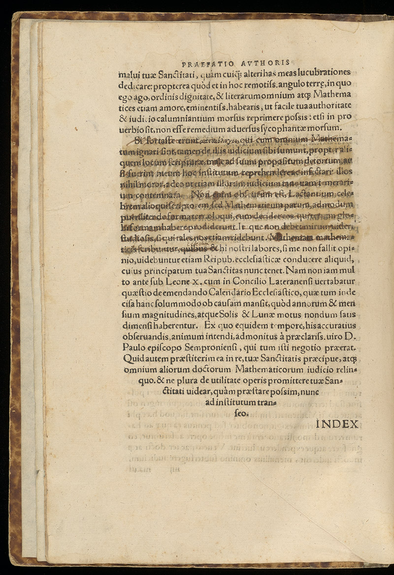 Page of a rare book