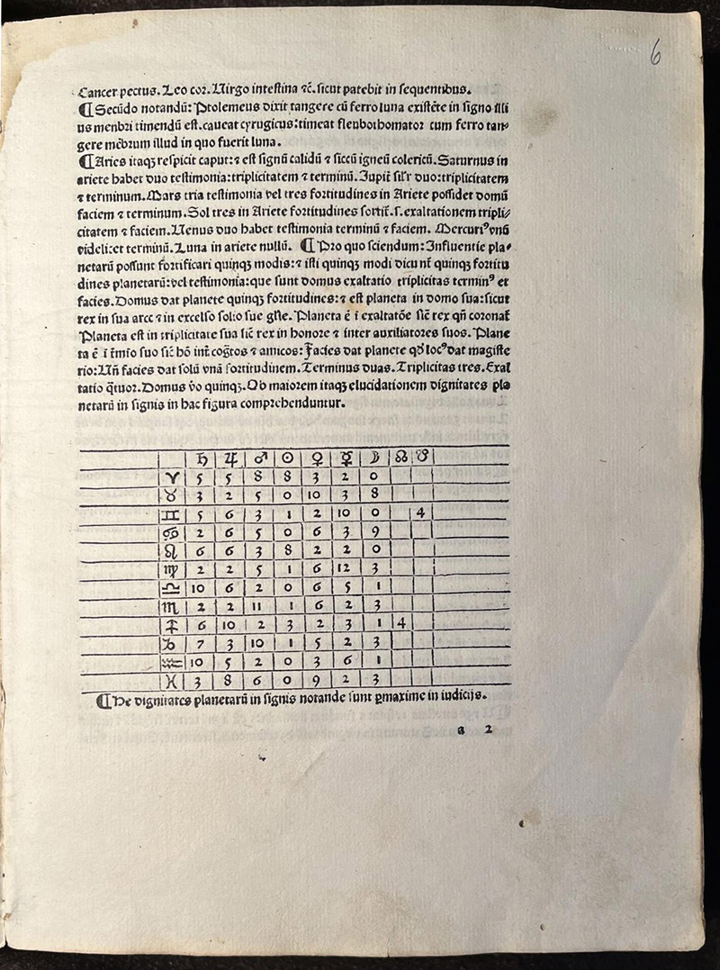 Page of a rare book