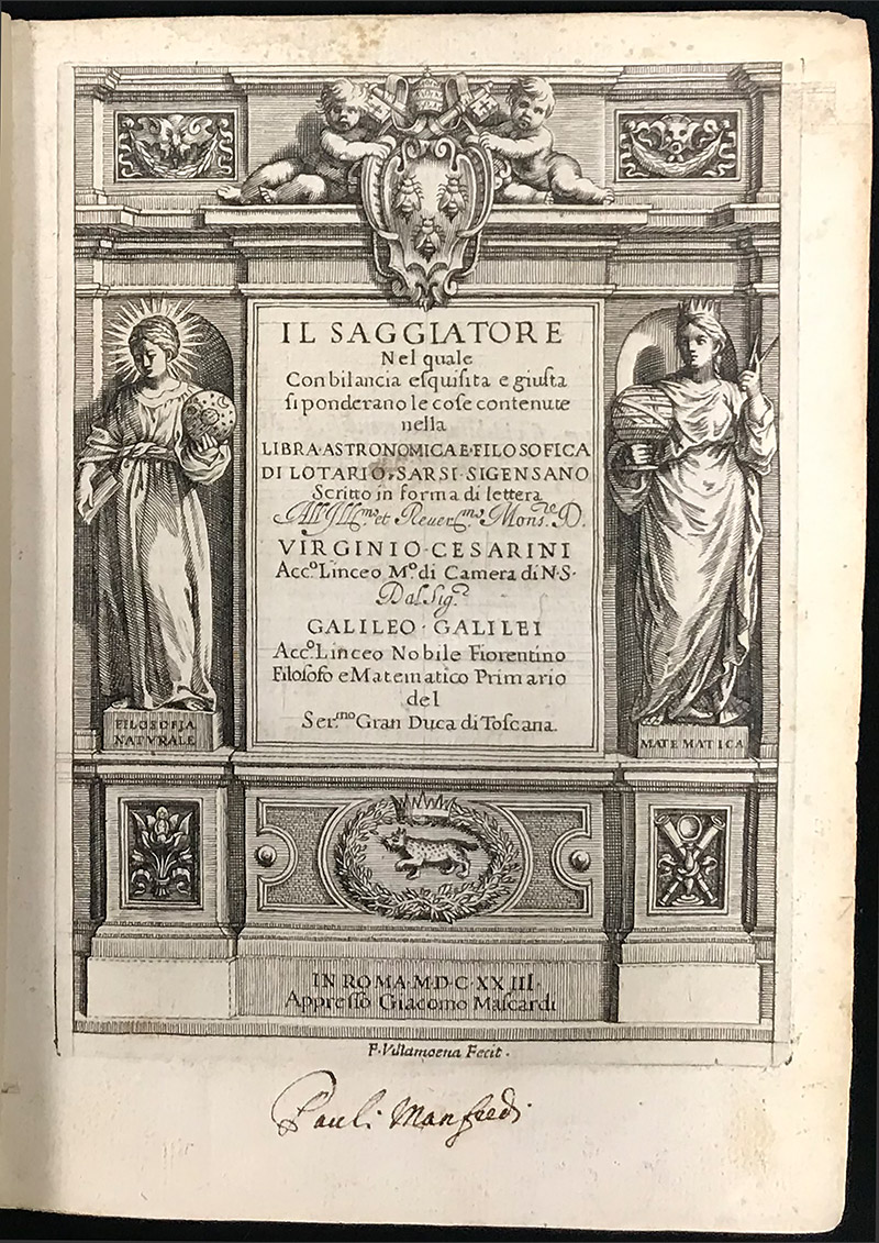 Page of a rare book